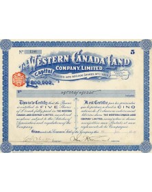 The Western Canada Land Company Limited