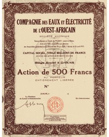 Cie des Eaux et Electricité de l'Ouest-Africain