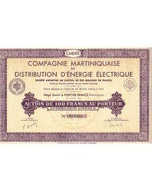Cie Martiniquaise de Distribution Electrique