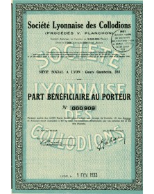 Sté Lyonnaise des Collodions (Procédés V. Planchon)