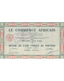 Le Commerce Africain