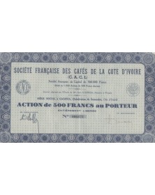 Sté Française des Cafés de la Côte d'Ivoire (C.A.C.I.)