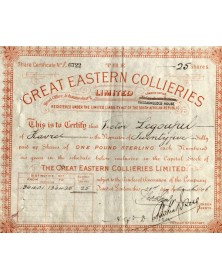 The Great Eastern Collieries Ltd. 