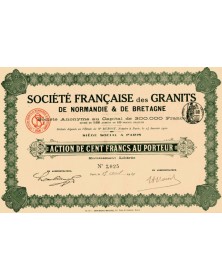 Sté Française de Granits de Normandie et de Bretagne