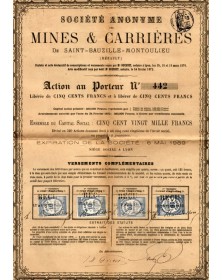 S.A. des Mines & Carrières de Saint-Bauzille-Montoulieu (Hérault)