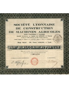 Sté Lyonnaise de Construction de Machines Agricoles