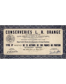 Conserveries L. R. Orange