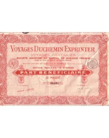 Voyages Duchemin Exprinter, Voyages Pratiques