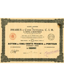 Phares Ã  Code Intégral C.I.M.