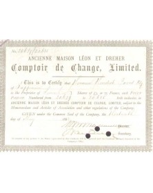Comptoir de Change Ltd. Anc. Maison Léon et Dreher