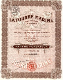 La Tourbe Marine - Sous Produits & Dérivés