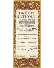Crédit National - Emprunt 3,5% 
