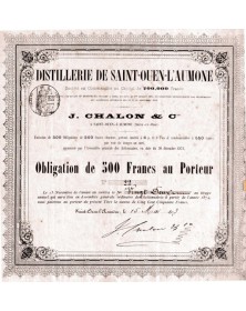Distillerie de St-Ouen-L'Aumone. J. Chalon & Cie 