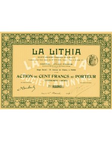 La Lithia - Sté Française de Publicité