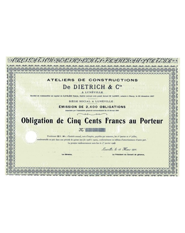 Ateliers de Constructions De Diétrich & Cie
