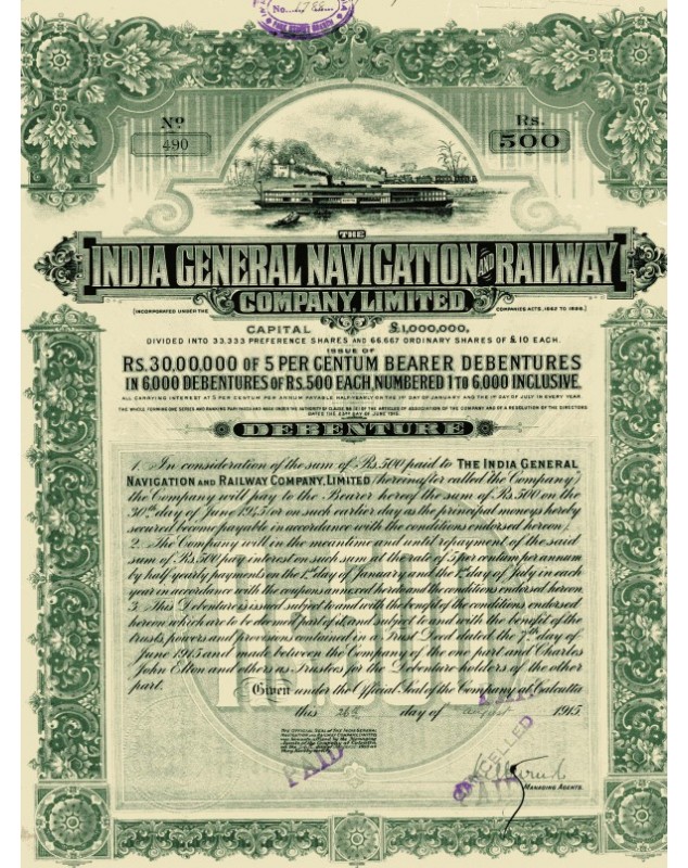 The India General Navigation and Railway co. Ltd
