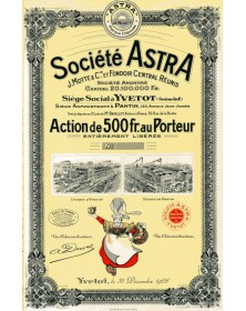 Société Astra, J. Motte & Cie et Fondoir Central Réunis (Margarine)
