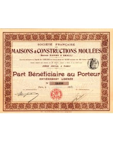 Maisons & Constructions Moulées (Brevets Harms & Small)
