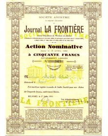Le Journal La Frontière