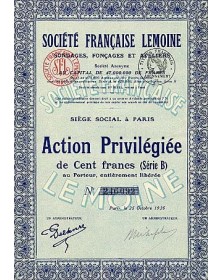 Sté Française Lemoine