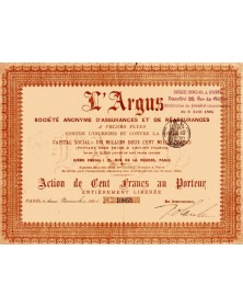 L'Argus -Sté d'Assurances et de Réassurances