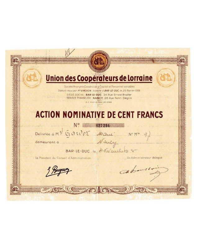 Union des Coopérateurs de Lorraine