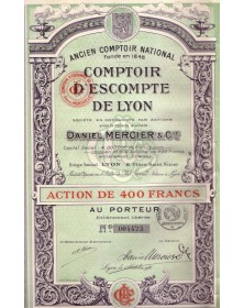 Comptoir d'Escompte de Lyon. Daniel Mercier