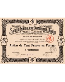Sté Immobilière Commerciale & Minière de Provence & des Colonies
