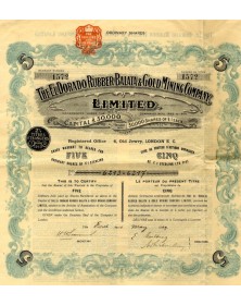 The El Dorado Rubber Balata & Gold Mining Company, Ltd.