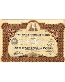 Société Générale d'Hygiène & de Parfumerie - Produits Hygiéniques Raspail (1925)