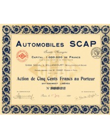 Automobiles SCAP