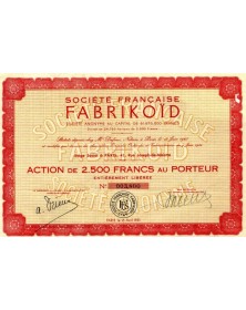 Sté Française Fabrikoïd