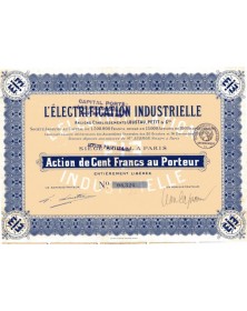 L'Electrification Industrielle - Anciens Ets Loustau, Petit & Cie