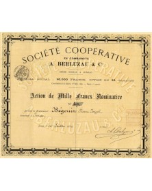 Société Coopérative en Commandite A. Berluzau & Cie