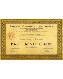 Banque Centrale des Alpes (Banque Dournon)