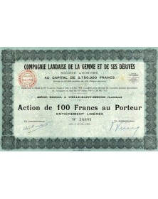 Compagnie Landaise de la Gemme et de ses Dérivés Aquitaine/Landes 40
