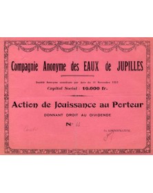 Compagnie Anonyme des Eaux de Jupilles Pays de Loire/Sarthe 72