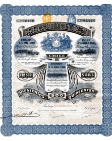 Caja de Crédito Hipotecario - Emprunt  Or 1912