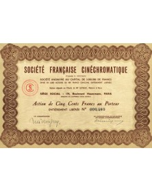 Société Française Cinéchromatique (Procédés R. Berthon)