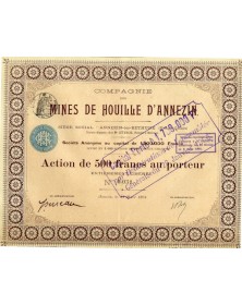 Compagnie des Mines de Houille d'Annezin (1894)