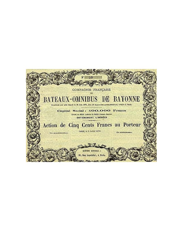 Compagnie Française des Bateaux-Omnibus de Bayonne