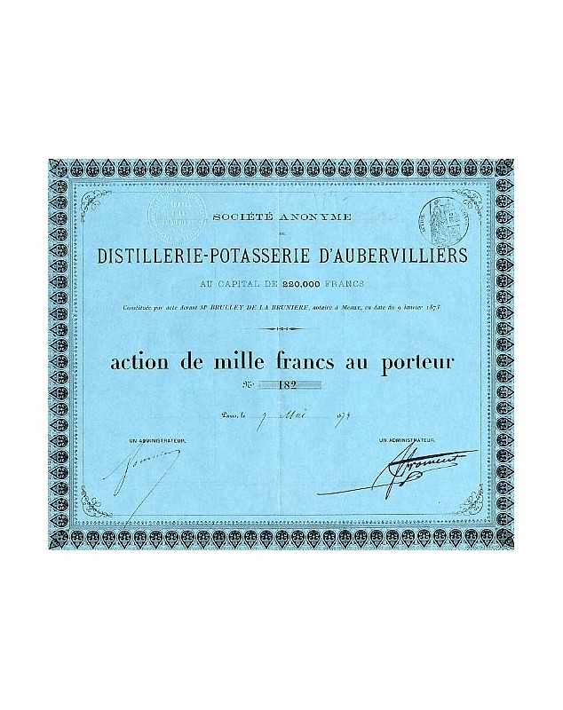 S.A. Distillerie-Potasserie d'Aubervilliers