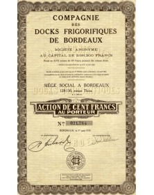Cie des Docks Frigorifiques de Bordeaux