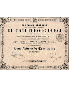 Cie Générale du Caoutchouc Durci (brevets Goodyear)