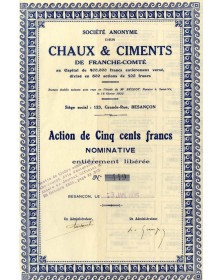 S.A. des Chaux & Ciments de Franche-Comté