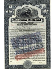The Cuba Railroad Company - 7.5% Goldbond 1936