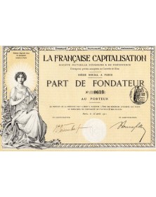 La  Française Capitalisation, Société Mutuelle d'Epargne et de Prévoyance