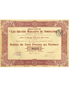 Sté ''Les Grands Magasins de Normandie''