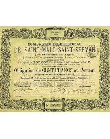 Cie Industrielle de St-Malo-St-Servan pour l'Utilisation des Algues