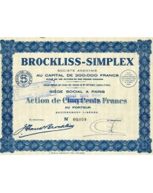 Brockliss-Simplex S.A.